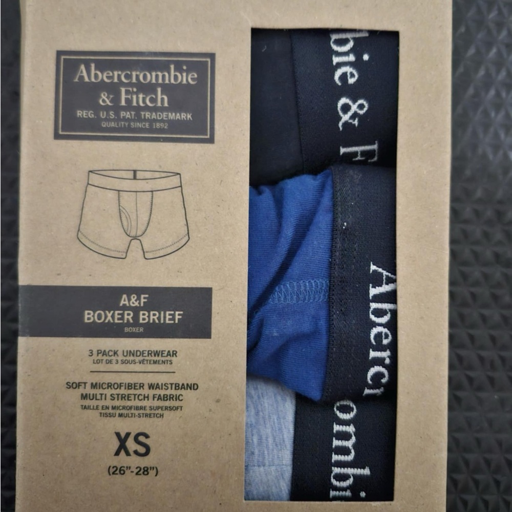 Abercrombie and Fitch Boxer Brief set size XS NIB - Picture 7 of 7